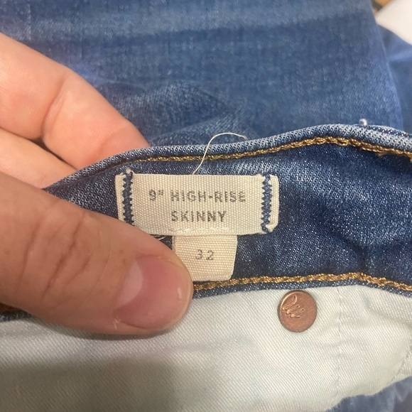 Madewell EUC 9 in high rise medium wash skinny jeans size 32 - Picture 3 of 6